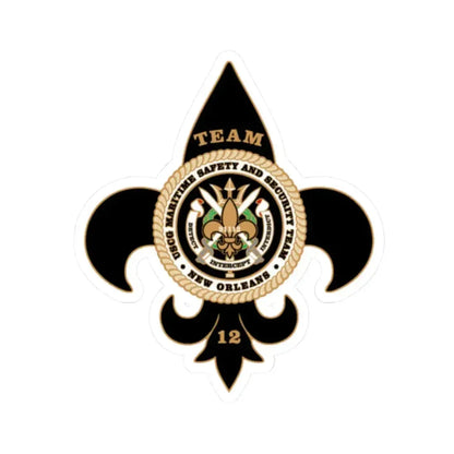 MSST New Orleans Team 12 (U.S. Coast Guard) STICKER Vinyl Kiss-Cut Decal 2 Inch White - The Sticker Space