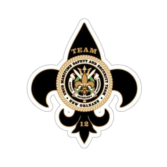 MSST New Orleans Team 12 (U.S. Coast Guard) STICKER Vinyl Kiss-Cut Decal 2 Inch White - The Sticker Space