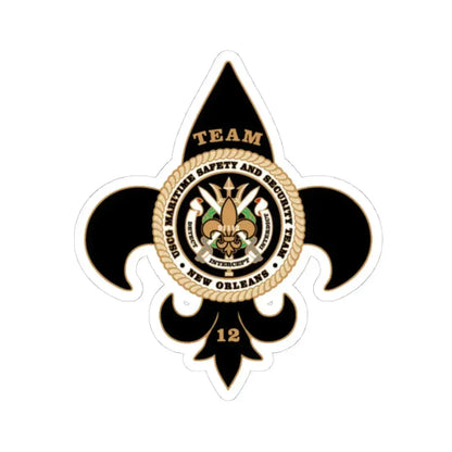MSST New Orleans Team 12 (U.S. Coast Guard) STICKER Vinyl Kiss-Cut Decal 4 Inch White - The Sticker Space