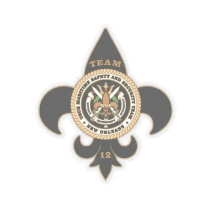 MSST New Orleans Team 12 (U.S. Coast Guard) STICKER Vinyl Kiss-Cut Decal 6 Inch Transparent - The Sticker Space