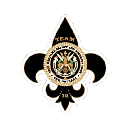 MSST New Orleans Team 12 (U.S. Coast Guard) STICKER Vinyl Kiss-Cut Decal 6 Inch White - The Sticker Space