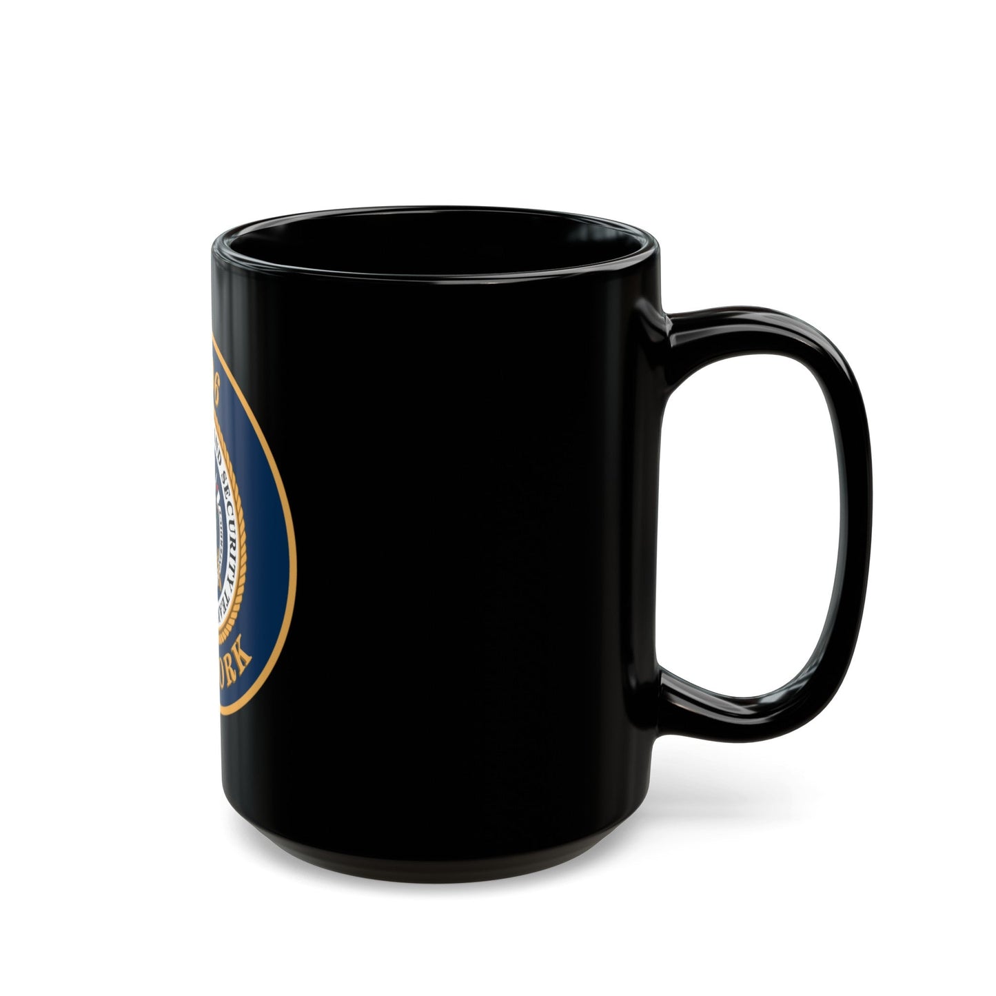 MSST New York 91106 Maritime Safety & Sec Team (U.S. Coast Guard) Black Coffee Mug-The Sticker Space