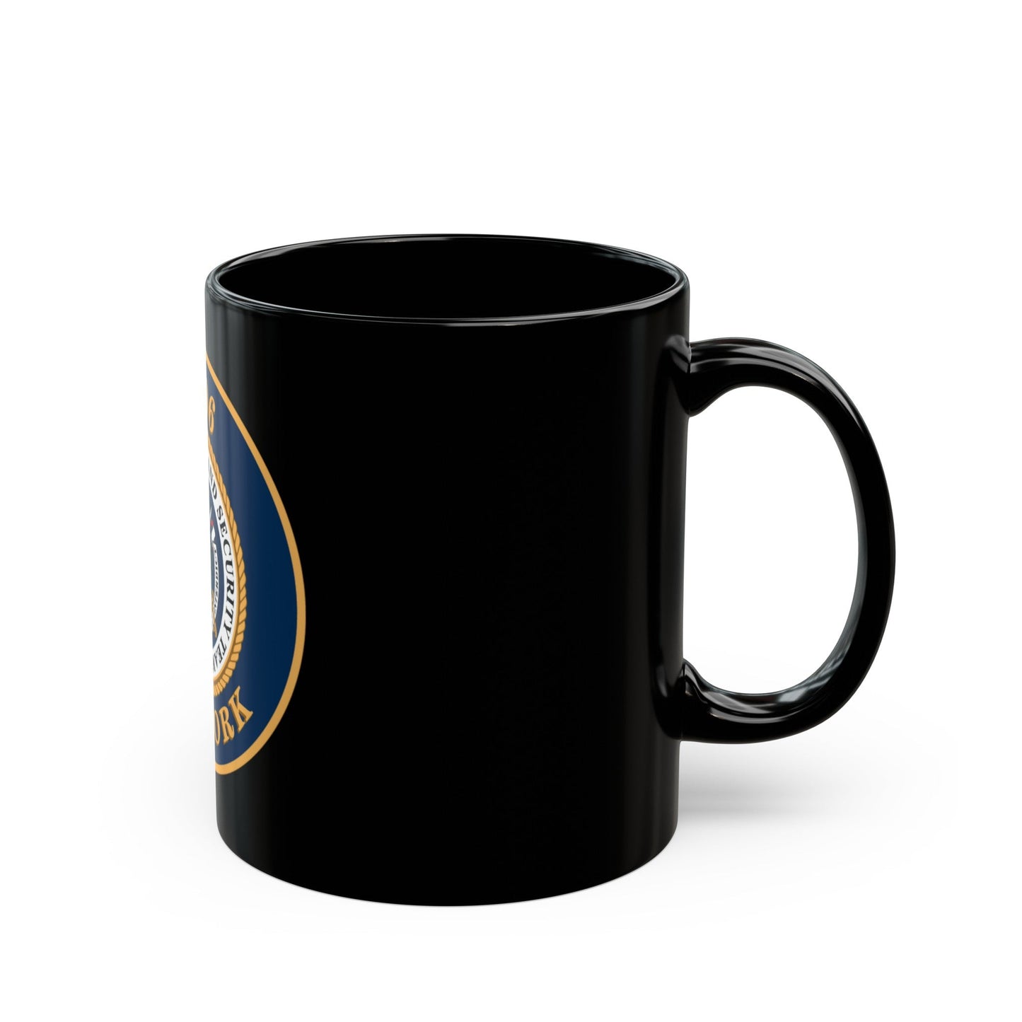 MSST New York 91106 Maritime Safety & Sec Team (U.S. Coast Guard) Black Coffee Mug-The Sticker Space