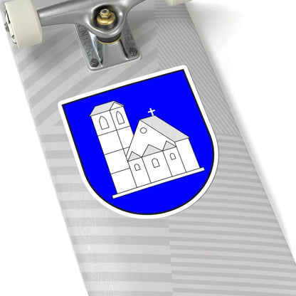 Müstair wappen (Switzerland) (Coat of Arms) STICKER Vinyl Kiss-Cut Decal - The Sticker Space