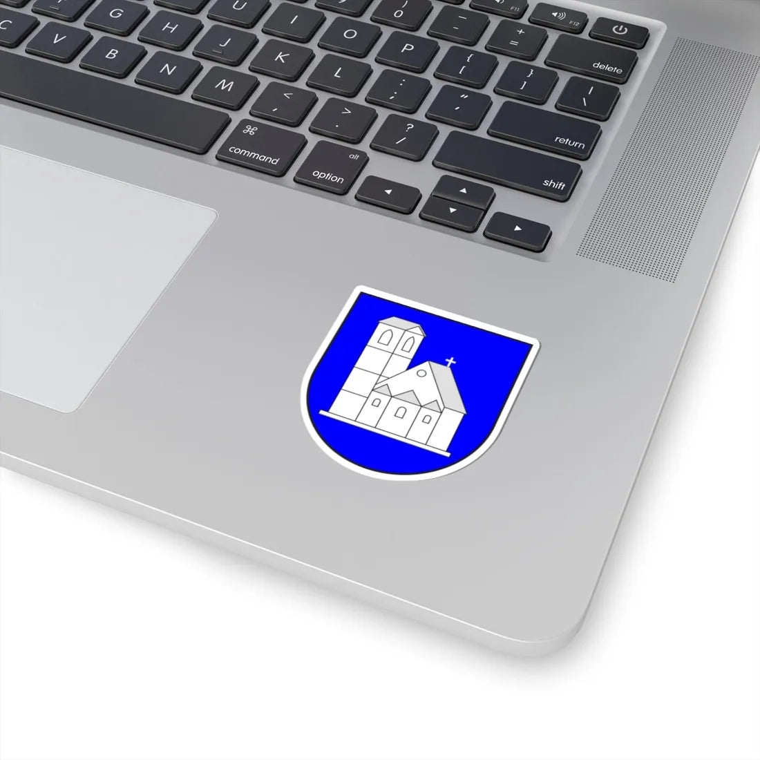 Müstair wappen (Switzerland) (Coat of Arms) STICKER Vinyl Kiss-Cut Decal - The Sticker Space