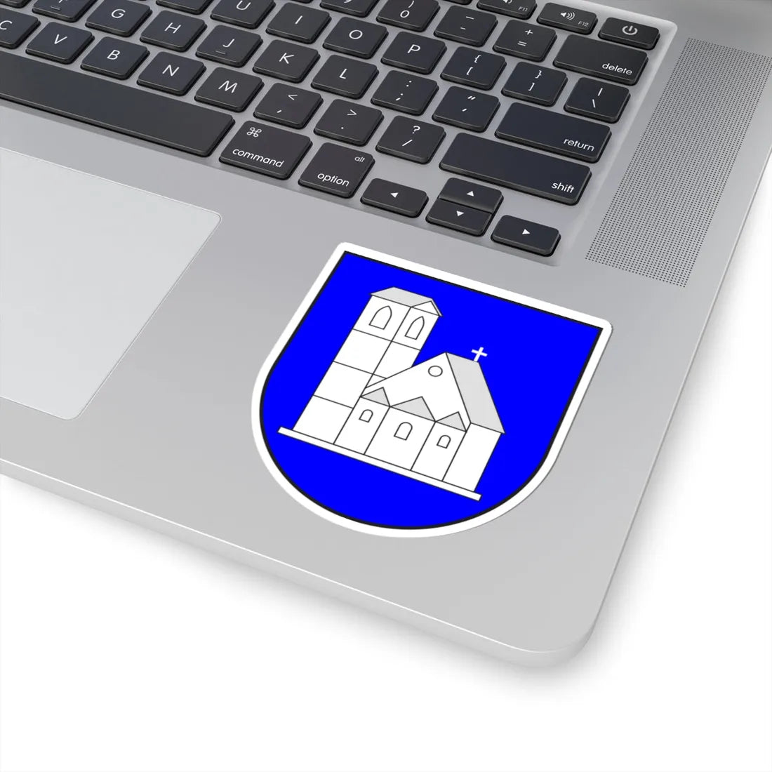 Müstair wappen (Switzerland) (Coat of Arms) STICKER Vinyl Kiss-Cut Decal - The Sticker Space