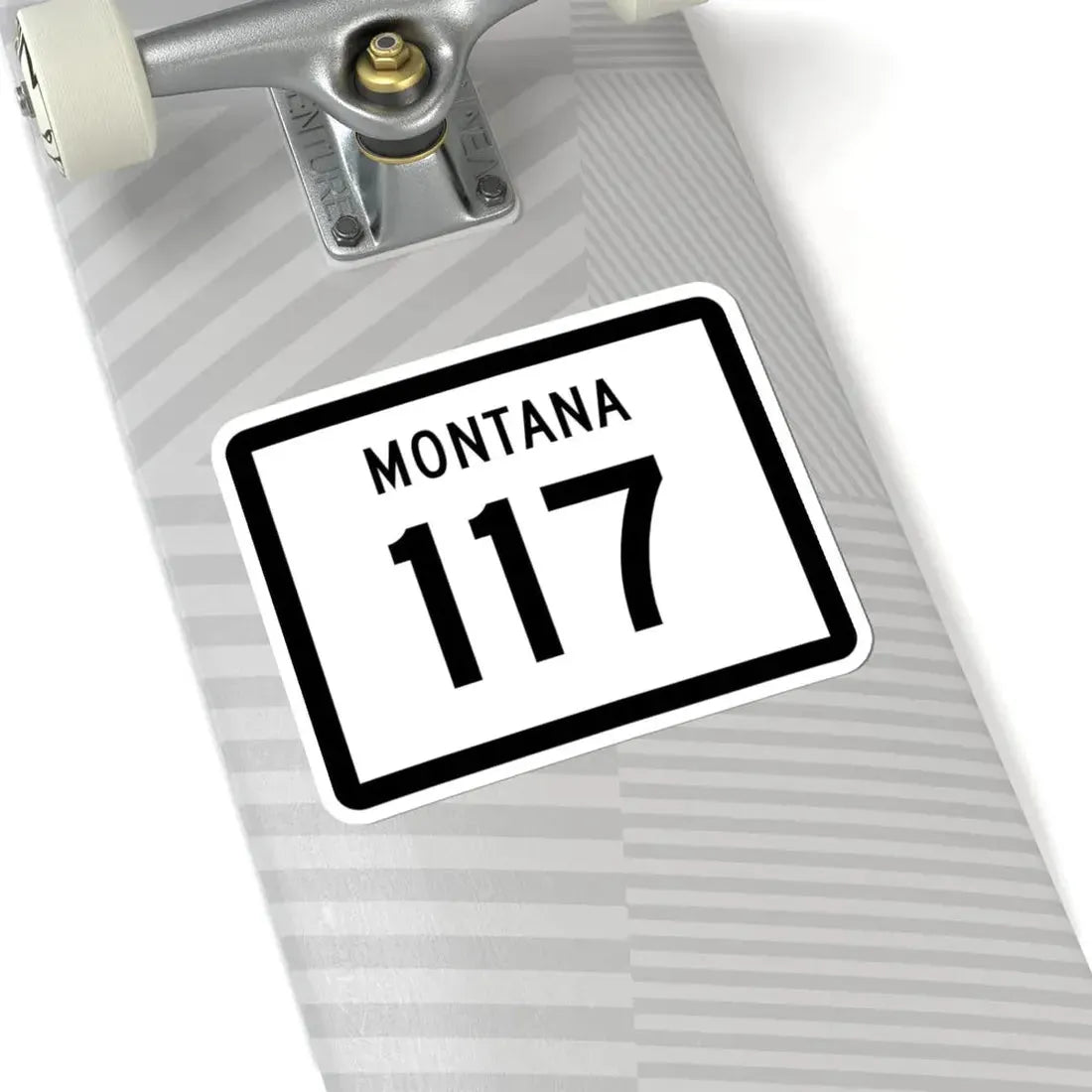 MT-117 (Montana) (Road Sign) STICKER Vinyl Kiss-Cut Decal - The Sticker Space