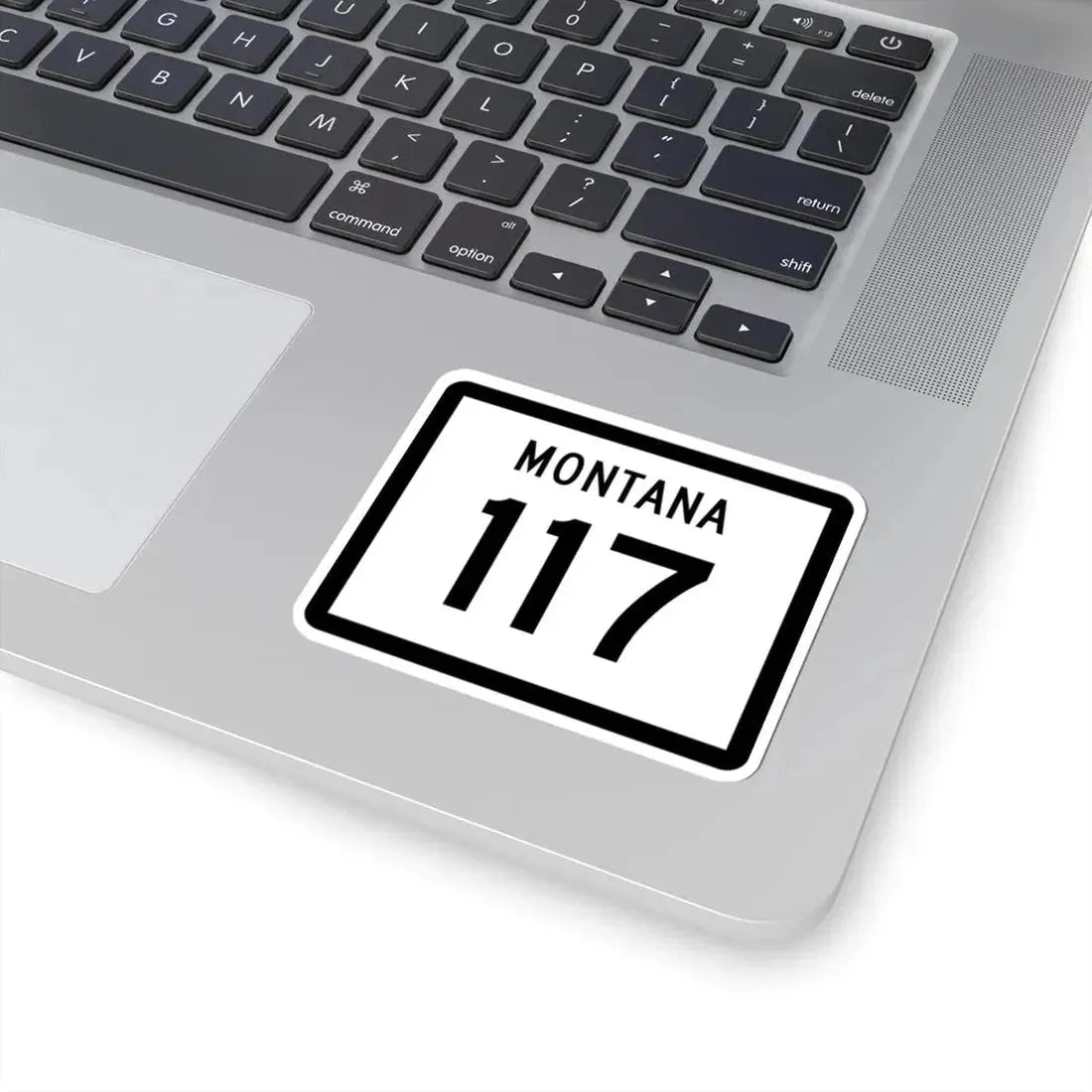 MT-117 (Montana) (Road Sign) STICKER Vinyl Kiss-Cut Decal - The Sticker Space
