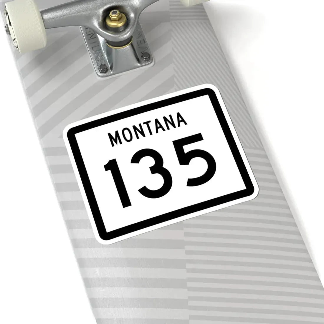 MT-135 (Montana) (Road Sign) STICKER Vinyl Kiss-Cut Decal - The Sticker Space