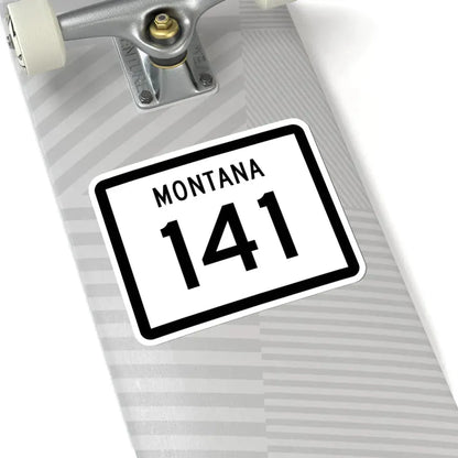 MT-141 (Montana) (Road Sign) STICKER Vinyl Kiss-Cut Decal - The Sticker Space