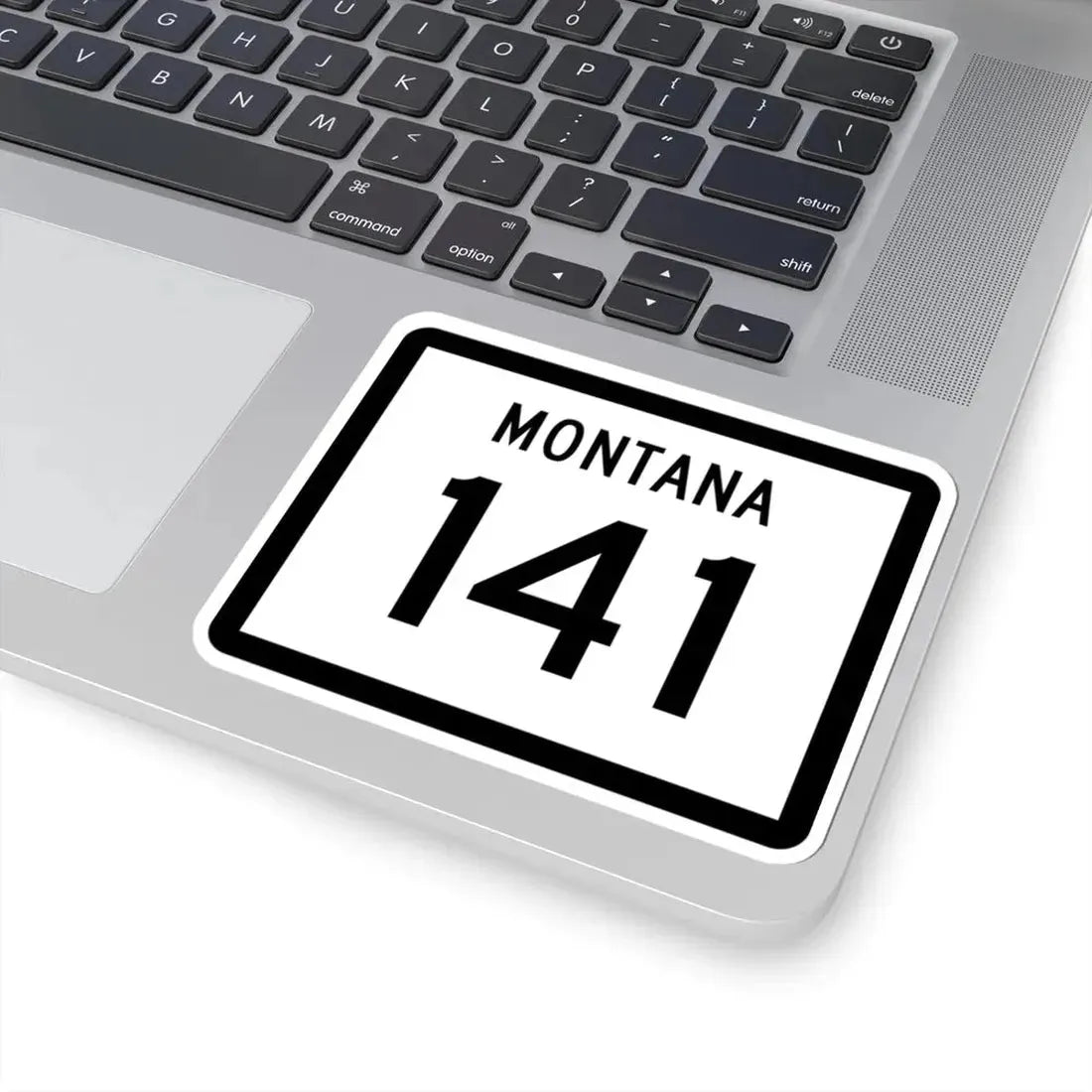 MT-141 (Montana) (Road Sign) STICKER Vinyl Kiss-Cut Decal - The Sticker Space