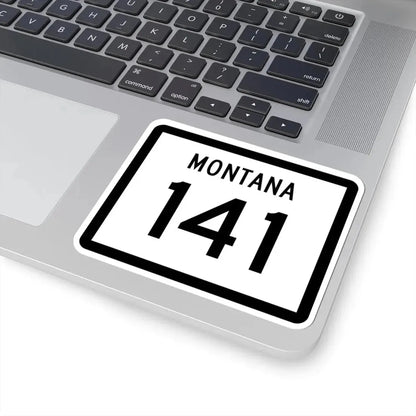 MT-141 (Montana) (Road Sign) STICKER Vinyl Kiss-Cut Decal - The Sticker Space
