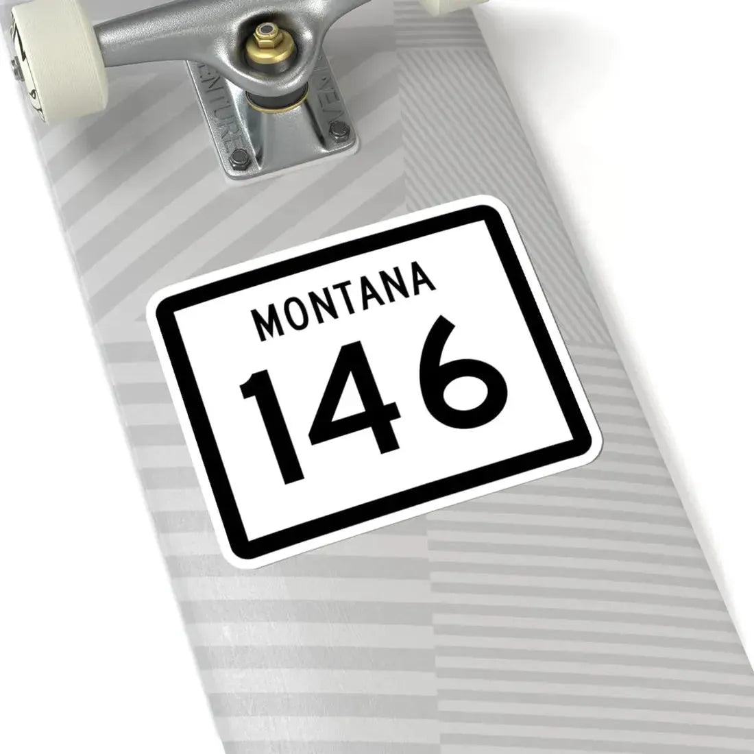 MT-146 (Montana) (Road Sign) STICKER Vinyl Kiss-Cut Decal - The Sticker Space