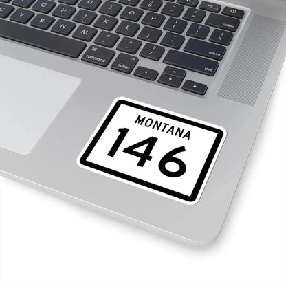 MT-146 (Montana) (Road Sign) STICKER Vinyl Kiss-Cut Decal - The Sticker Space