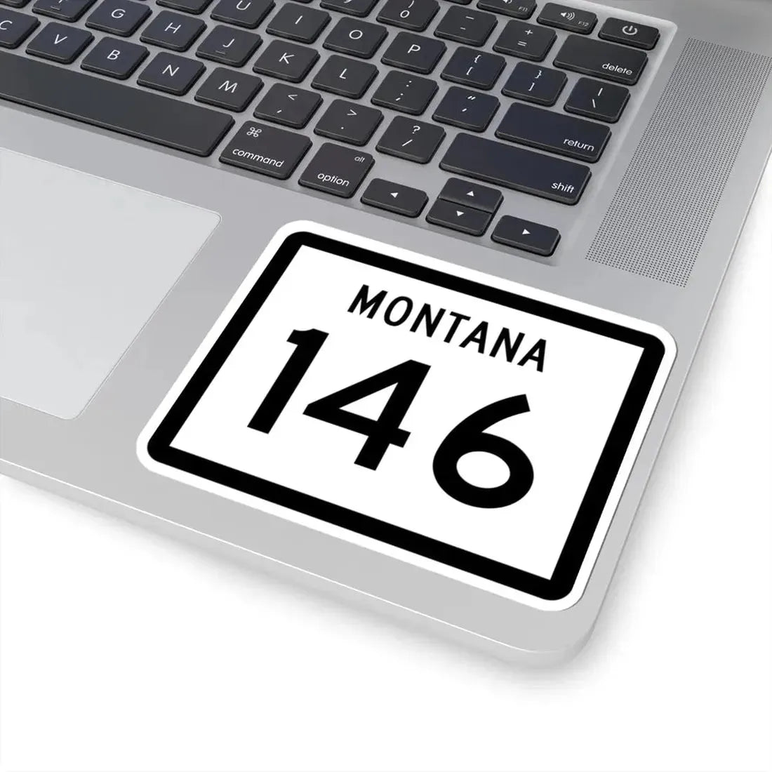 MT-146 (Montana) (Road Sign) STICKER Vinyl Kiss-Cut Decal - The Sticker Space