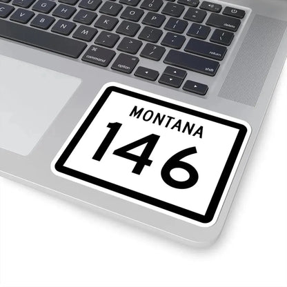 MT-146 (Montana) (Road Sign) STICKER Vinyl Kiss-Cut Decal - The Sticker Space