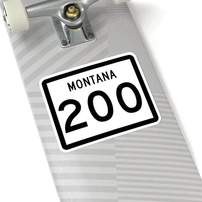 MT-200 (Montana) (Road Sign) STICKER Vinyl Kiss-Cut Decal - The Sticker Space