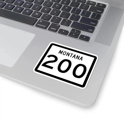 MT-200 (Montana) (Road Sign) STICKER Vinyl Kiss-Cut Decal - The Sticker Space