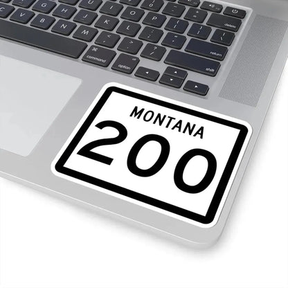 MT-200 (Montana) (Road Sign) STICKER Vinyl Kiss-Cut Decal - The Sticker Space