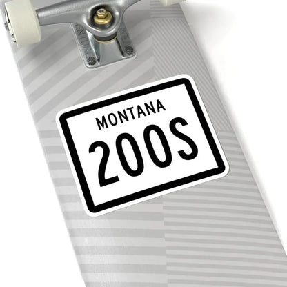 MT-200S (Montana) (Road Sign) STICKER Vinyl Kiss-Cut Decal - The Sticker Space