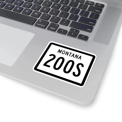 MT-200S (Montana) (Road Sign) STICKER Vinyl Kiss-Cut Decal - The Sticker Space