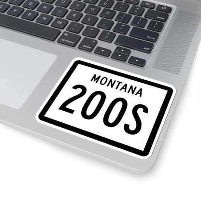 MT-200S (Montana) (Road Sign) STICKER Vinyl Kiss-Cut Decal - The Sticker Space