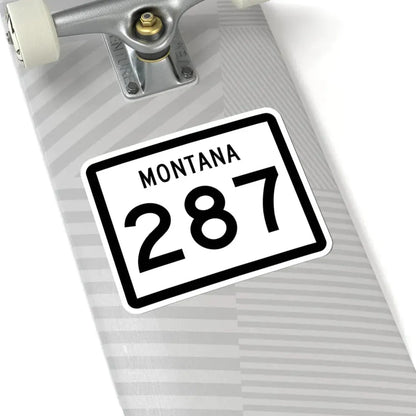 MT-287 (Montana) (Road Sign) STICKER Vinyl Kiss-Cut Decal - The Sticker Space