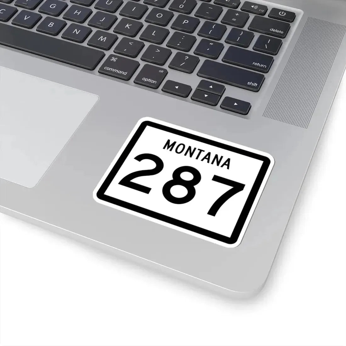 MT-287 (Montana) (Road Sign) STICKER Vinyl Kiss-Cut Decal - The Sticker Space