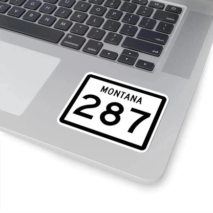 MT-287 (Montana) (Road Sign) STICKER Vinyl Kiss-Cut Decal - The Sticker Space