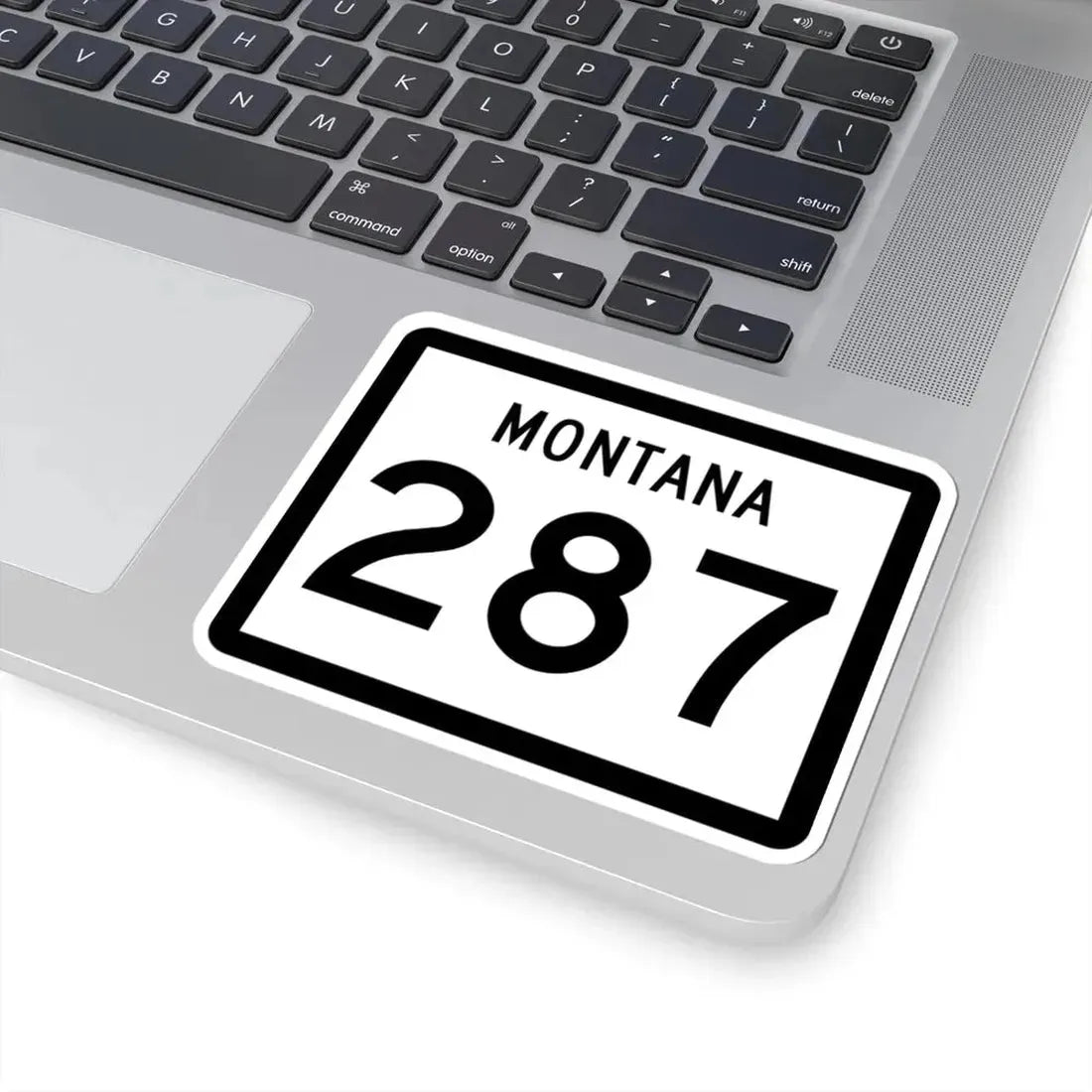MT-287 (Montana) (Road Sign) STICKER Vinyl Kiss-Cut Decal - The Sticker Space