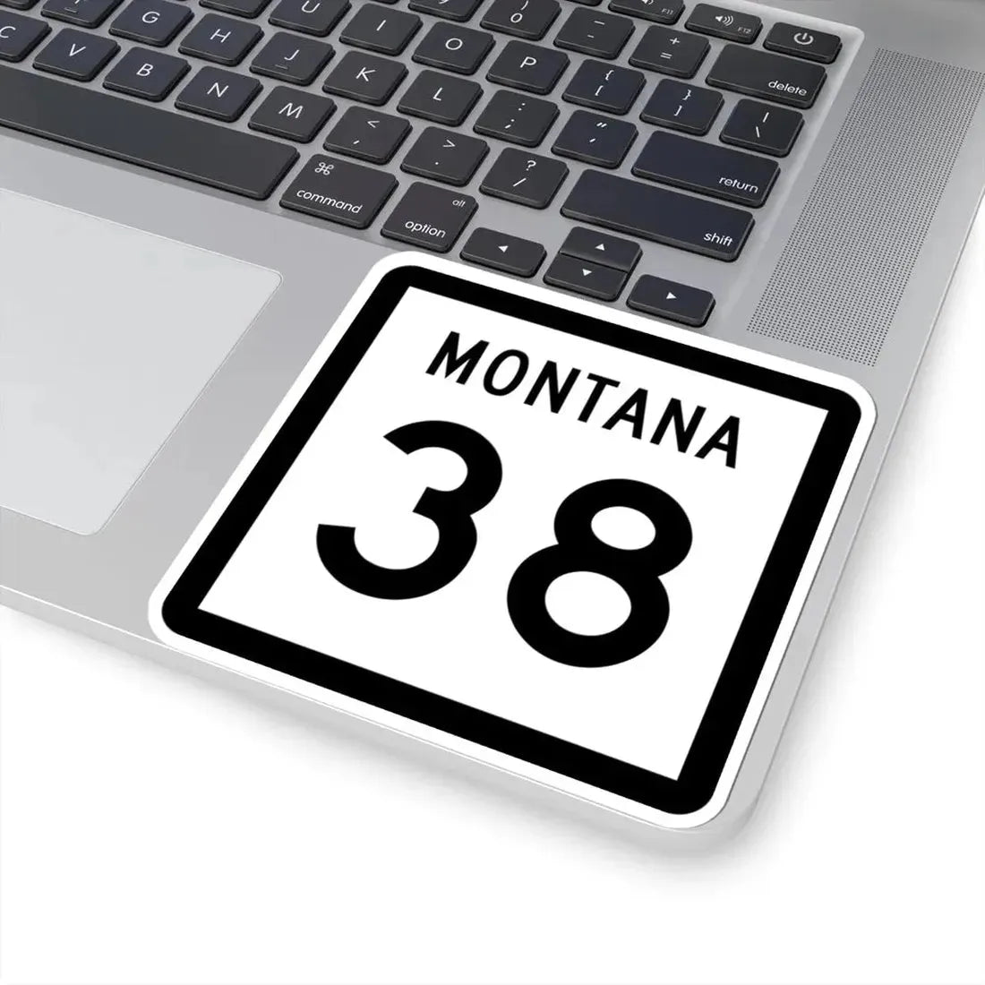 MT-38 (Montana) (Road Sign) STICKER Vinyl Kiss-Cut Decal - The Sticker Space