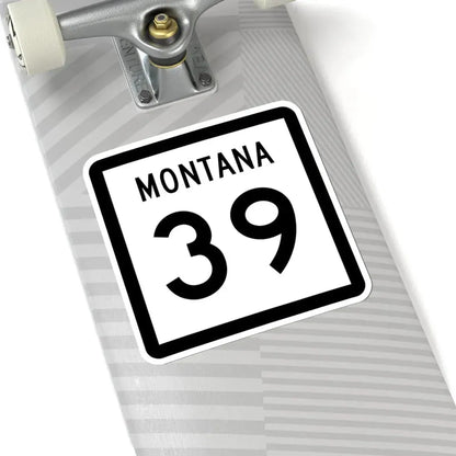 MT-39 (Montana) (Road Sign) STICKER Vinyl Kiss-Cut Decal - The Sticker Space