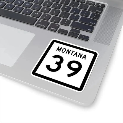 MT-39 (Montana) (Road Sign) STICKER Vinyl Kiss-Cut Decal - The Sticker Space