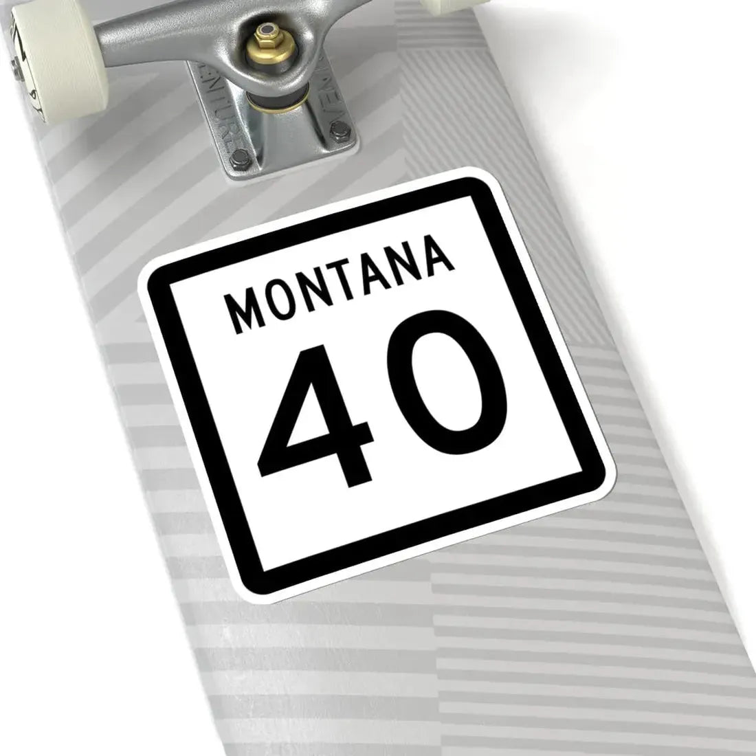 MT-40 (Montana) (Road Sign) STICKER Vinyl Kiss-Cut Decal - The Sticker Space