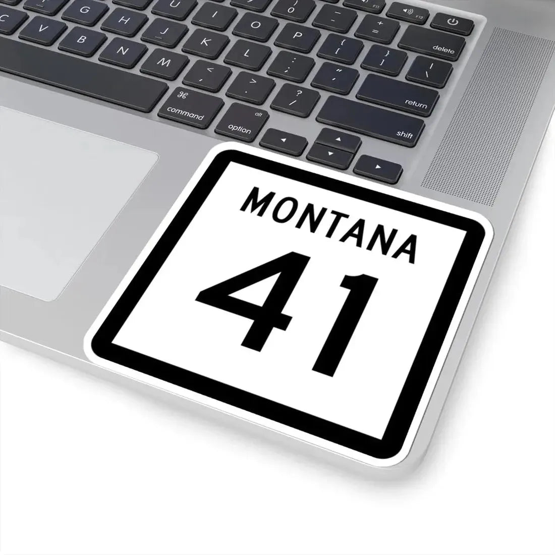MT-41 (Montana) (Road Sign) STICKER Vinyl Kiss-Cut Decal - The Sticker Space
