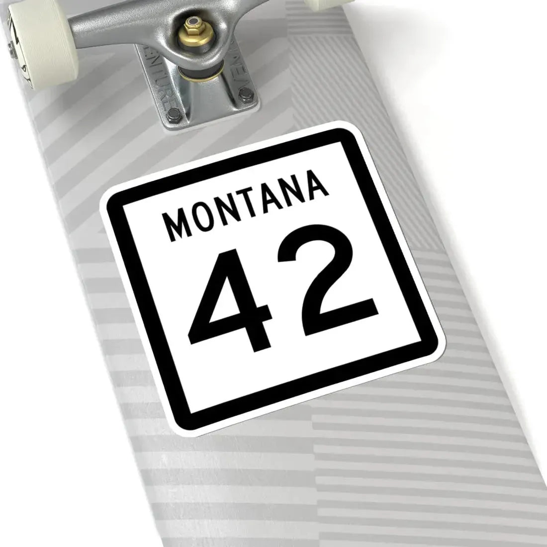 MT-42 (Montana) (Road Sign) STICKER Vinyl Kiss-Cut Decal - The Sticker Space