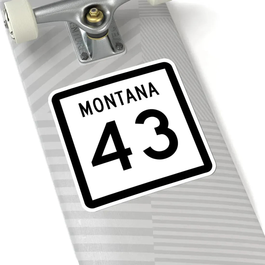 MT-43 (Montana) (Road Sign) STICKER Vinyl Kiss-Cut Decal - The Sticker Space