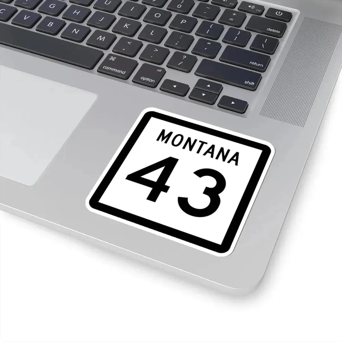 MT-43 (Montana) (Road Sign) STICKER Vinyl Kiss-Cut Decal - The Sticker Space
