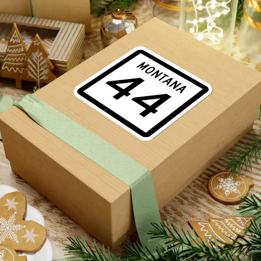 MT-44 (Montana) (Road Sign) STICKER Vinyl Kiss-Cut Decal - The Sticker Space