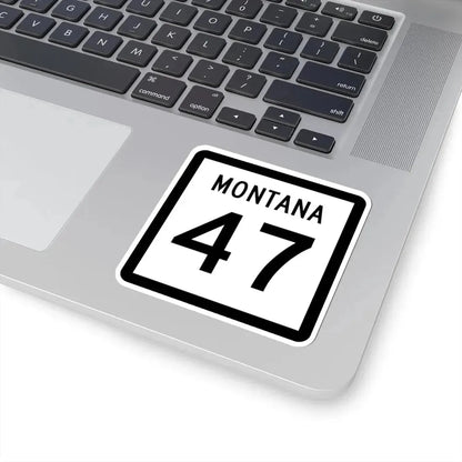 MT-47 (Montana) (Road Sign) STICKER Vinyl Kiss-Cut Decal - The Sticker Space