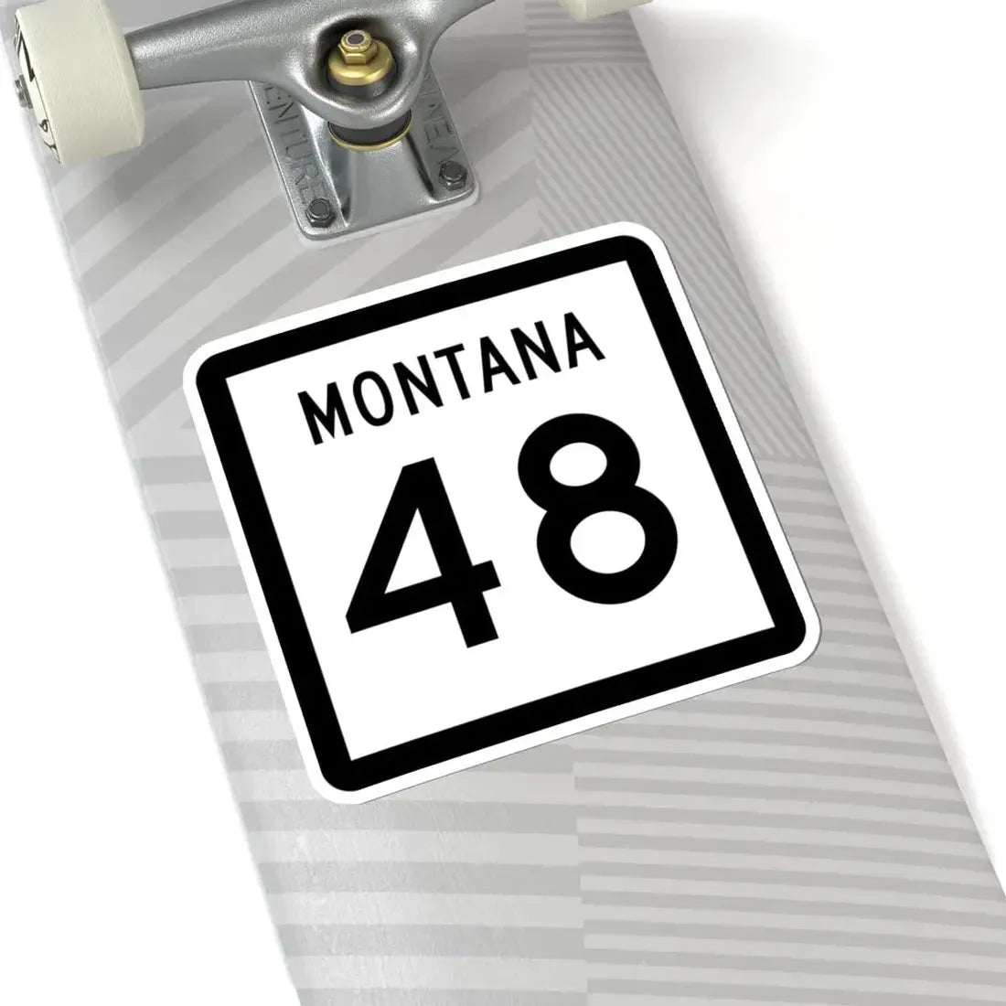 MT-48 (Montana) (Road Sign) STICKER Vinyl Kiss-Cut Decal - The Sticker Space