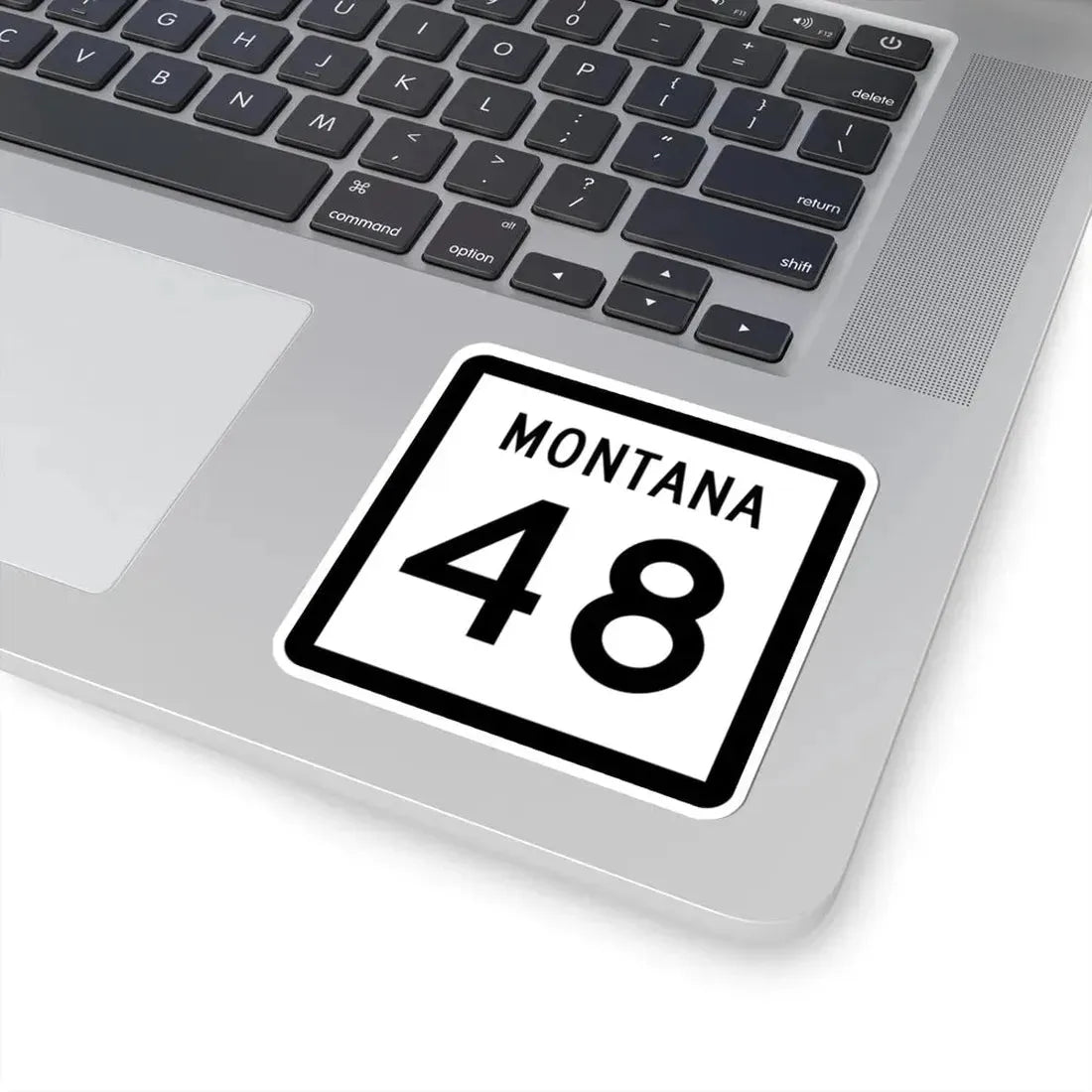 MT-48 (Montana) (Road Sign) STICKER Vinyl Kiss-Cut Decal - The Sticker Space