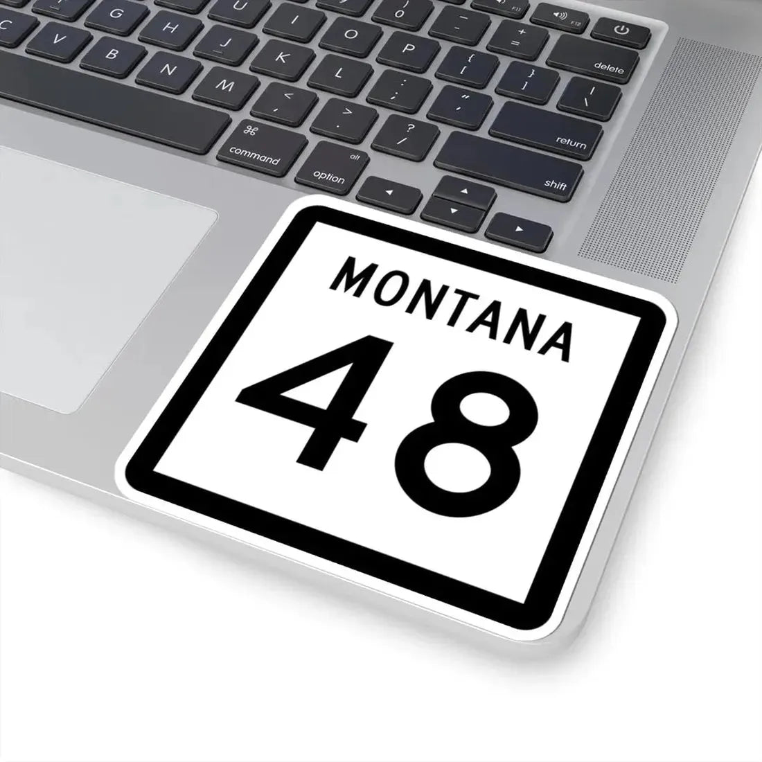MT-48 (Montana) (Road Sign) STICKER Vinyl Kiss-Cut Decal - The Sticker Space