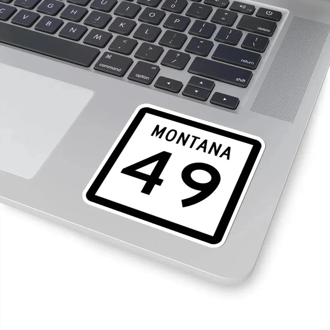 MT-49 (Montana) (Road Sign) STICKER Vinyl Kiss-Cut Decal - The Sticker Space