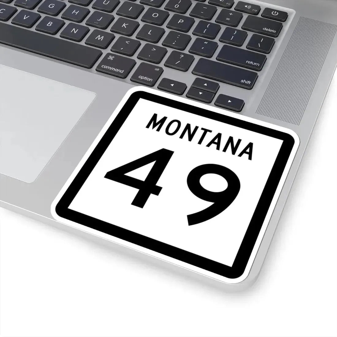 MT-49 (Montana) (Road Sign) STICKER Vinyl Kiss-Cut Decal - The Sticker Space
