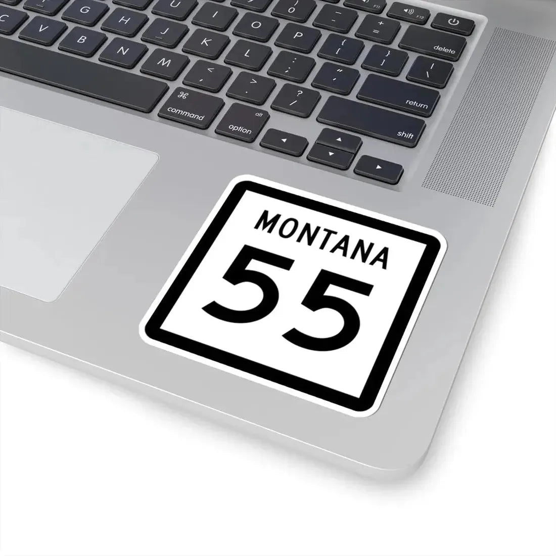 MT-55 (Montana) (Road Sign) STICKER Vinyl Kiss-Cut Decal - The Sticker Space