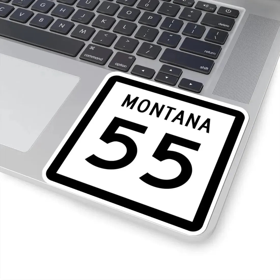 MT-55 (Montana) (Road Sign) STICKER Vinyl Kiss-Cut Decal - The Sticker Space