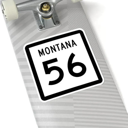 MT-56 (Montana) (Road Sign) STICKER Vinyl Kiss-Cut Decal - The Sticker Space