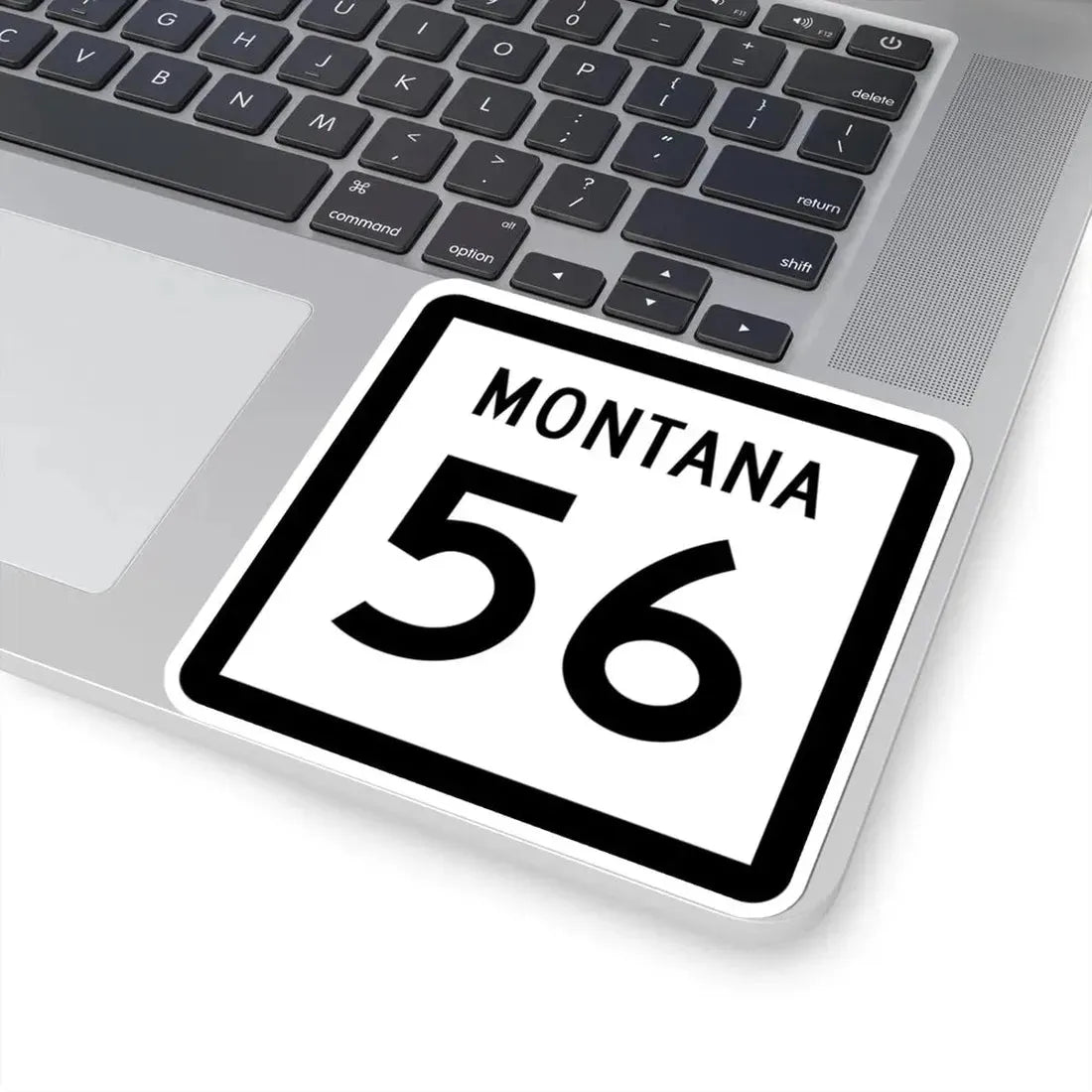 MT-56 (Montana) (Road Sign) STICKER Vinyl Kiss-Cut Decal - The Sticker Space