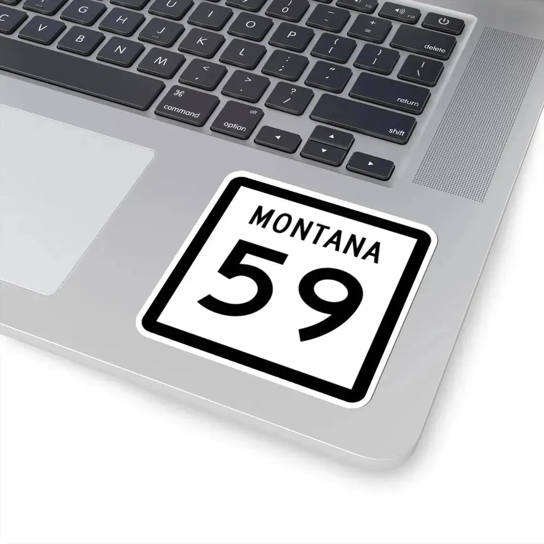 MT-59 (Montana) (Road Sign) STICKER Vinyl Kiss-Cut Decal - The Sticker Space